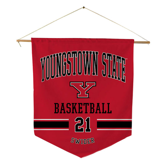 Youngstown State - NCAA Men's Basketball : Connor Swider - Pennant - 18" x 21"-0