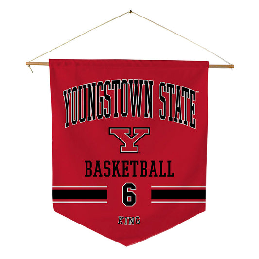 Youngstown State - NCAA Men's Basketball : Drew King - Pennant - 18" x 21"-0