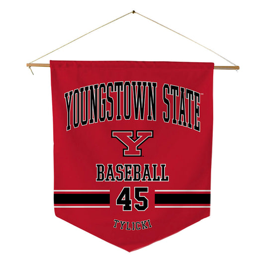 Youngstown State - NCAA Baseball : JJ Tylicki - Pennant - 18" x 21"-0