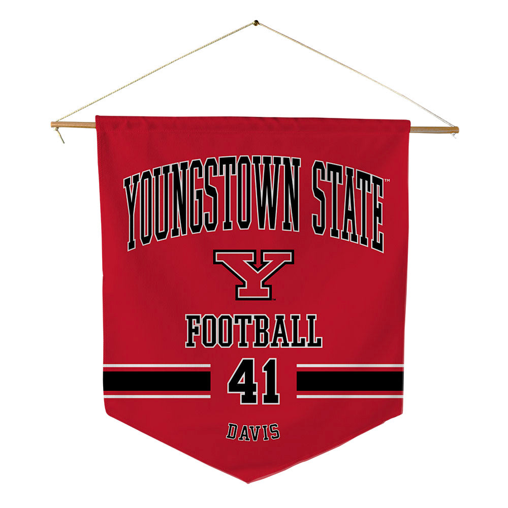 Youngstown State - NCAA Football : Tyris Davis - Pennant - 18" x 21"-0