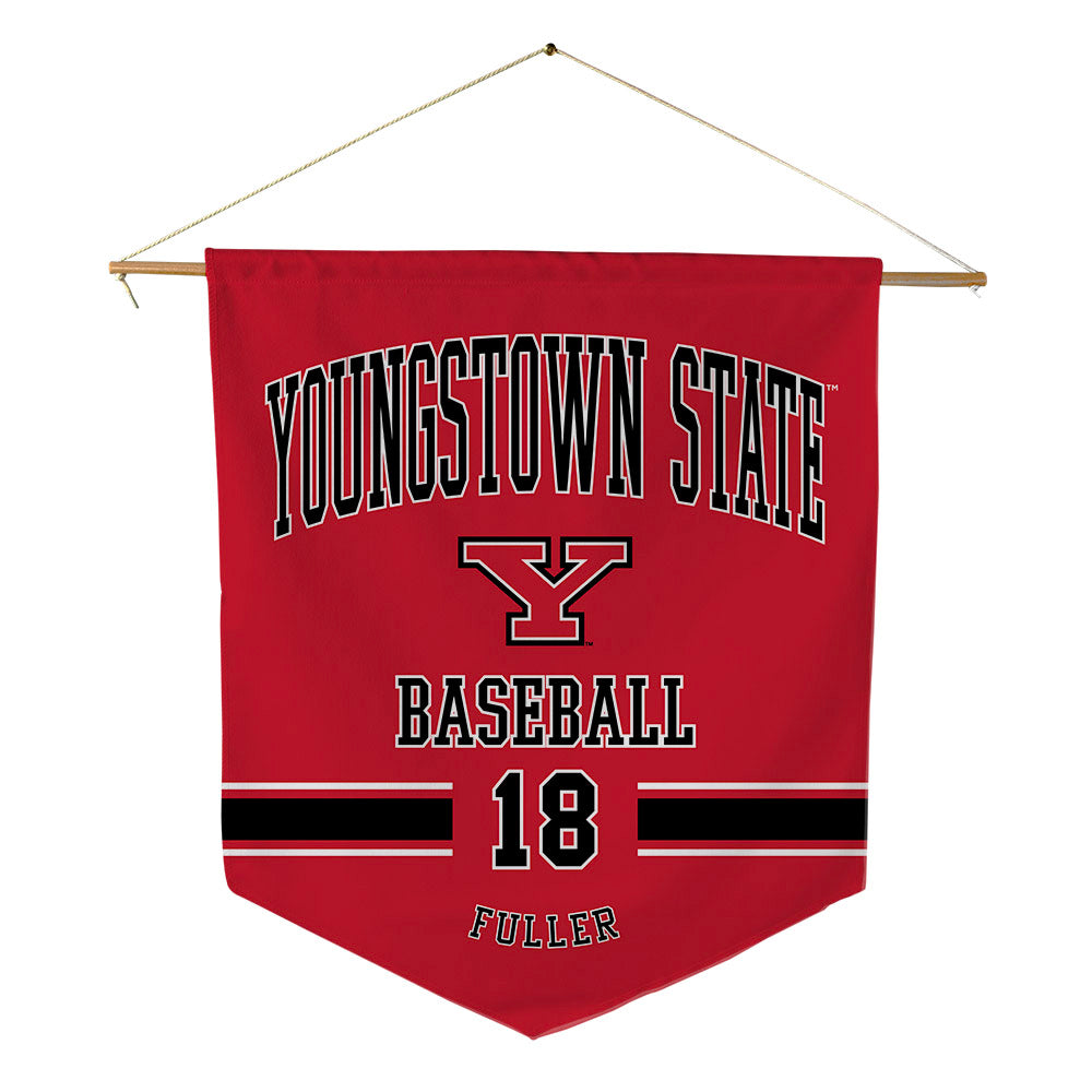 Youngstown State - NCAA Baseball : Evan Fuller - Pennant - 18" x 21"-0