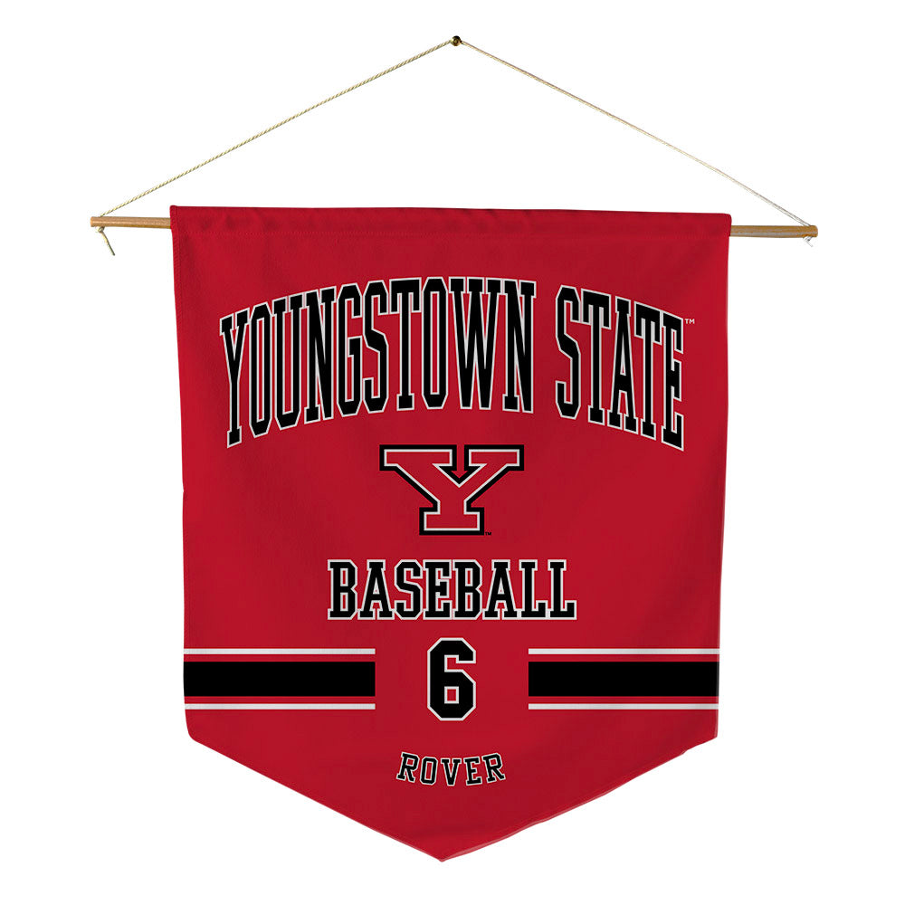 Youngstown State - NCAA Baseball : Tommy Rover - Pennant - 18" x 21"-0