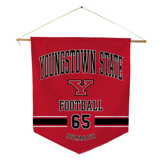Youngstown State - NCAA Football : Brody Rummler - Pennant - 18" x 21"-0