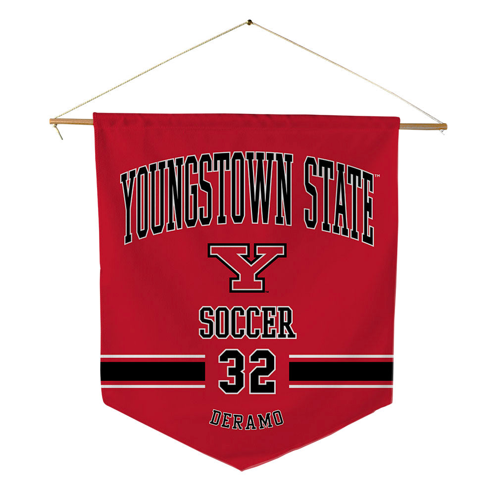 Youngstown State - NCAA Women's Soccer : Mia Deramo - Pennant - 18" x 21"-0