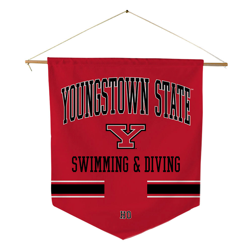 Youngstown State - NCAA Women's Swimming & Diving : HUNG-YI Ho - Pennant - 18" x 21"-0