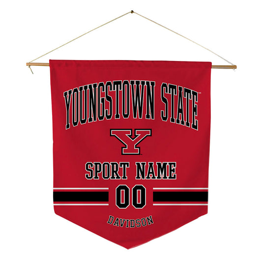 Youngstown State - NCAA Football : Ross Davidson - Pennant - 18" x 21"-0
