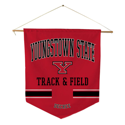 Youngstown State - NCAA Women's Track & Field : Daisha Decree - Pennant - 18" x 21"-0