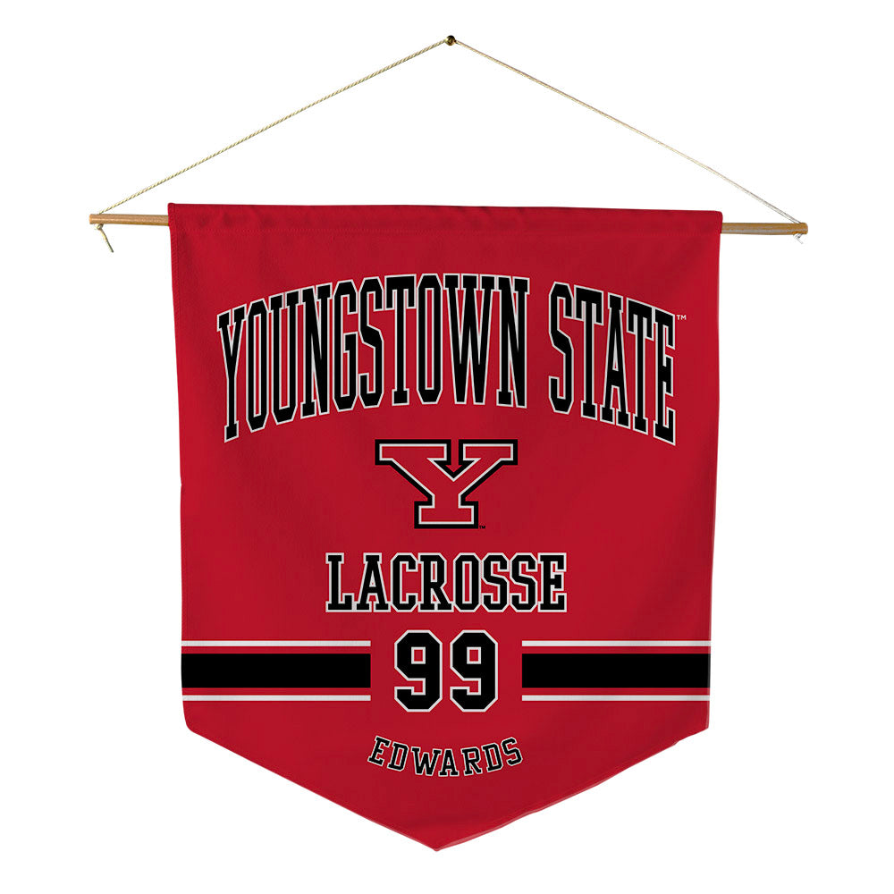 Youngstown State - NCAA Women's Lacrosse : Alyssa Edwards - Pennant - 18" x 21"-0