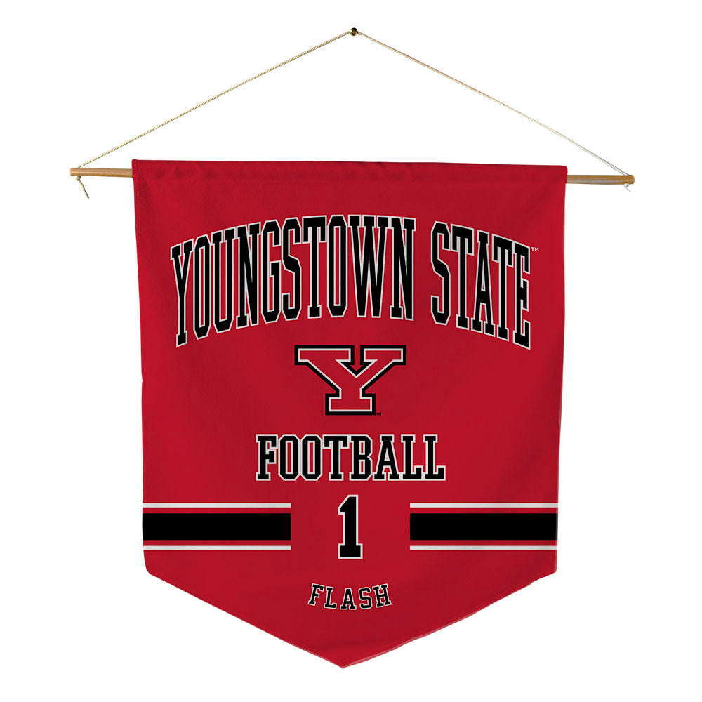 Youngstown State - NCAA Football : Kylon Flash - Pennant - 18" x 21"-0