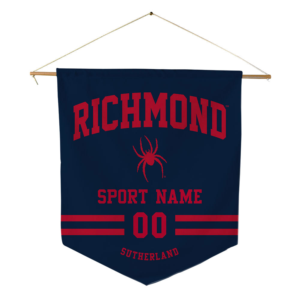 Richmond - NCAA Football : EJ Sutherland - Pennant - 18" x 21"-0