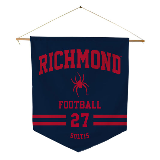Richmond - NCAA Football : Christian Soltis - Pennant - 18" x 21"-0