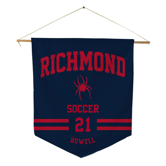 Richmond - NCAA Women's Soccer : Gwenyth Howell - Pennant - 18" x 21"-0