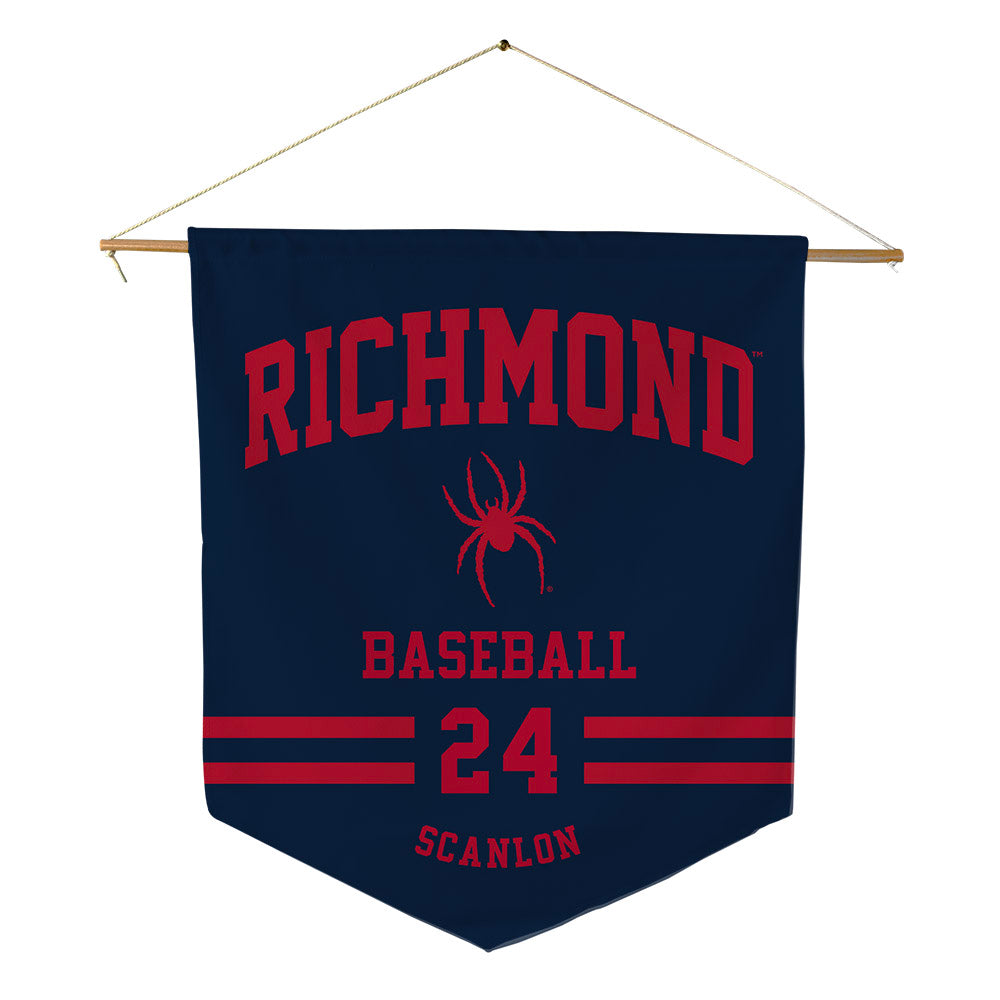 Richmond - NCAA Baseball : Sean Scanlon - Pennant - 18" x 21"-0