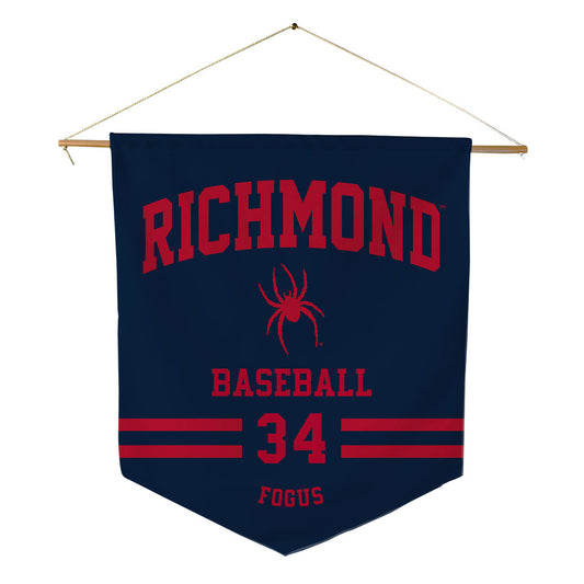 Richmond - NCAA Baseball : Shota Fogus - Pennant - 18" x 21"-0