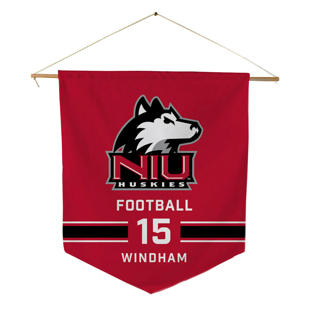 Northern Illinois - NCAA Football : Broderick Windham - Pennant - 18" x 21"-0