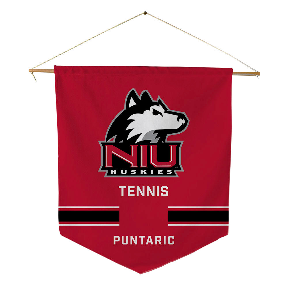 Northern Illinois - NCAA Men's Tennis : Nikola Puntaric - Pennant - 18" x 21"-0
