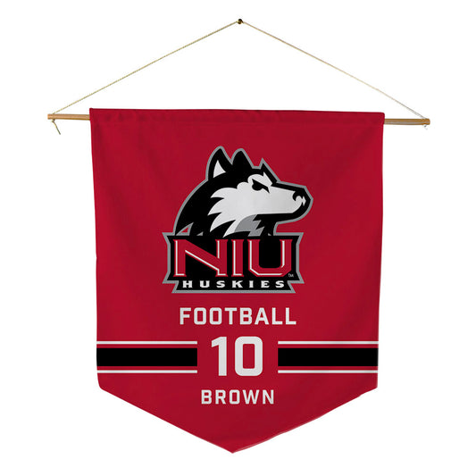 Northern Illinois - NCAA Football : Bryshawn Brown - Pennant - 18" x 21"-0