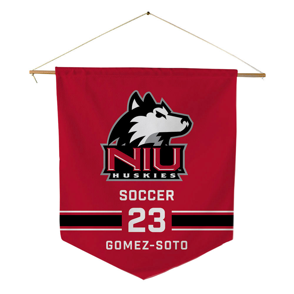 Northern Illinois - NCAA Men's Soccer : Mateo Gomez-Soto - Pennant - 18" x 21"-0