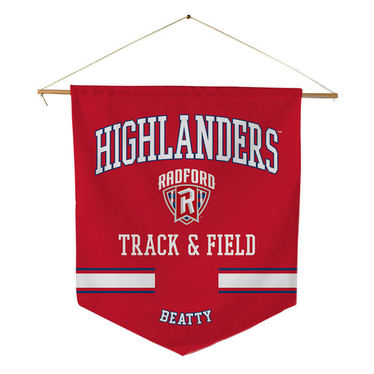 Radford - NCAA Women's Track & Field : Sela Beatty - Pennant - 18" x 21"-0
