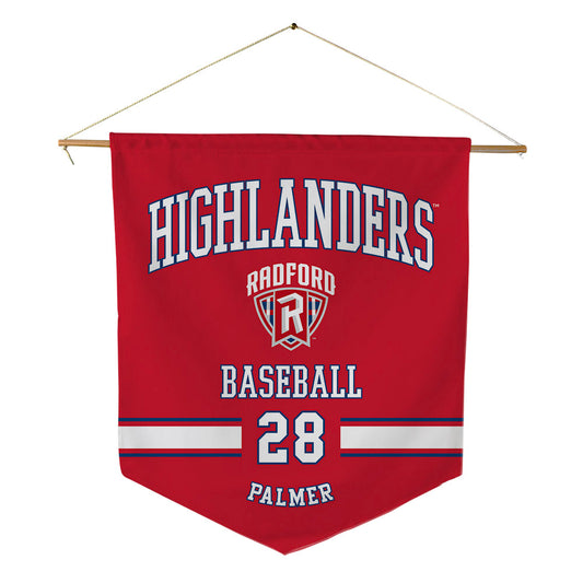 Radford - NCAA Baseball : Will Palmer - Pennant - 18" x 21"-0
