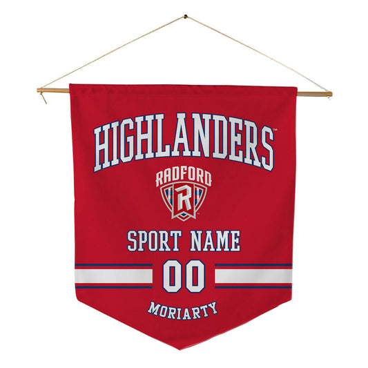 Radford - NCAA Men's Soccer : Rahul Moriarty - Pennant - 18" x 21"-0