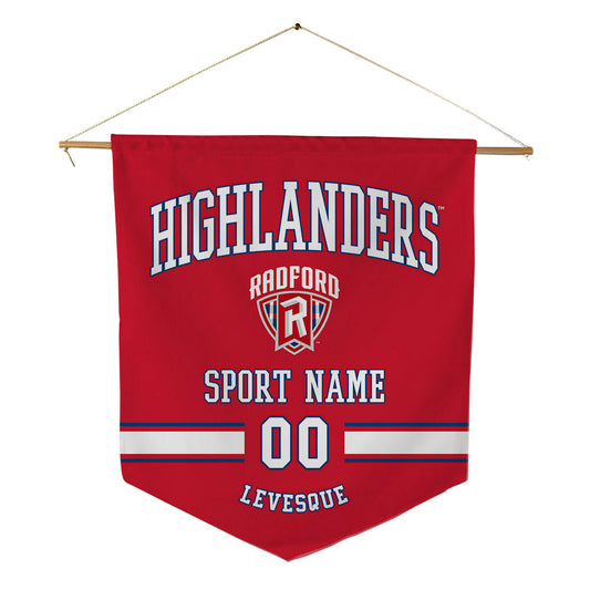 Radford - NCAA Baseball : Alex Levesque - Pennant - 18" x 21"-0
