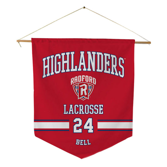 Radford - NCAA Women's Lacrosse : Ashlyn Bell - Pennant - 18" x 21"-0