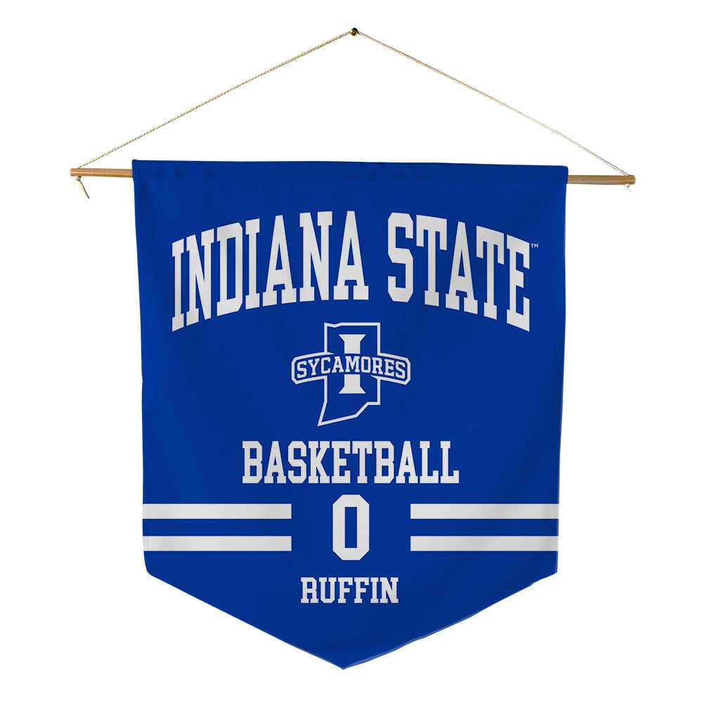 Indiana State - NCAA Women's Basketball : Queen Ruffin - Pennant - 18" x 21"-0
