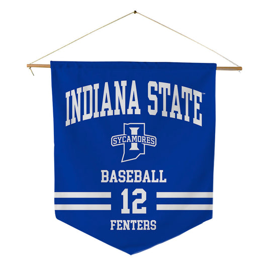Indiana State - NCAA Baseball : Trevor Fenters - Pennant - 18" x 21"-0