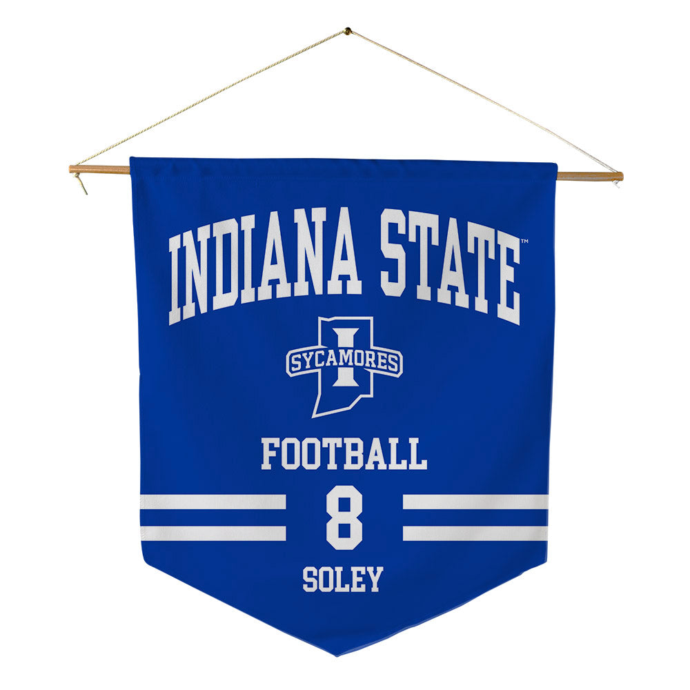Indiana State - NCAA Football : Jacob Soley - Pennant - 18" x 21"-0