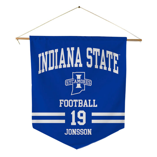 Indiana State - NCAA Football : Baruk Jonsson - Pennant - 18" x 21"-0