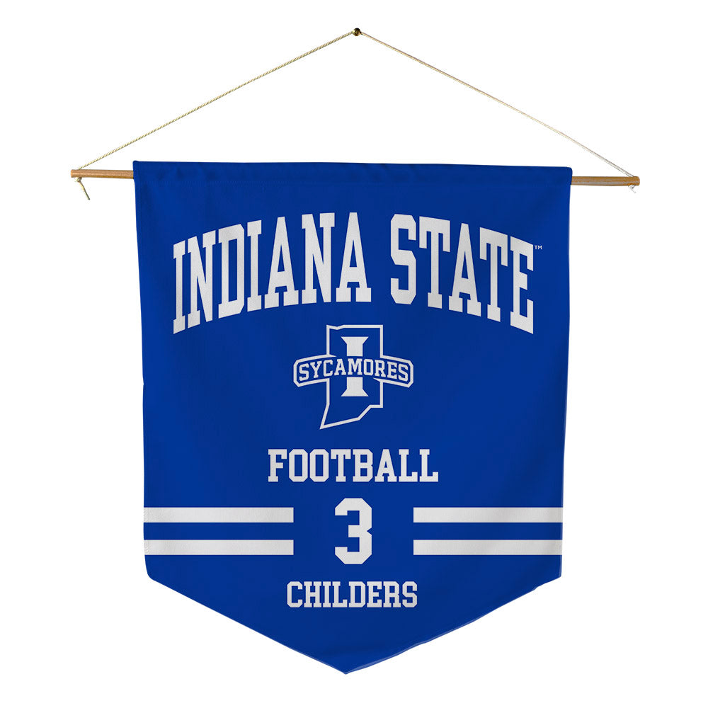 Indiana State - NCAA Football : Jayden Childers - Pennant - 18" x 21"-0