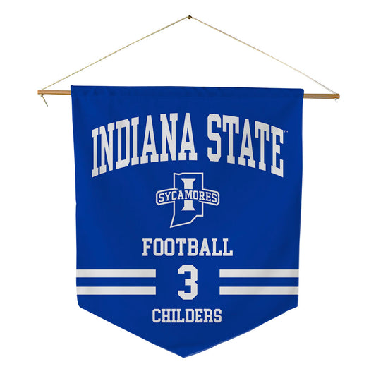 Indiana State - NCAA Football : Jayden Childers - Pennant - 18" x 21"-0