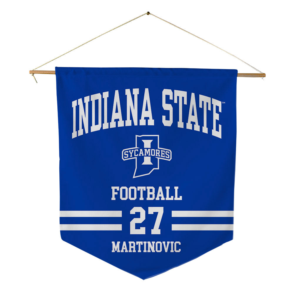 Indiana State - NCAA Football : Niko Martinovic - Pennant - 18" x 21"-0