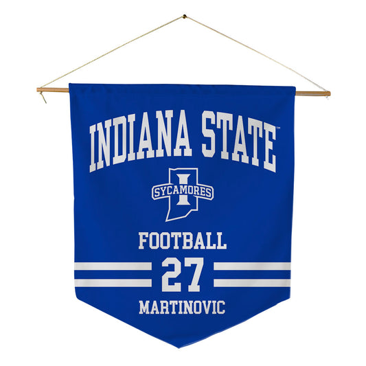 Indiana State - NCAA Football : Niko Martinovic - Pennant - 18" x 21"-0