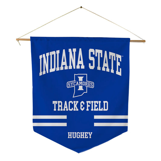Indiana State - NCAA Men's Track & Field : Deangelo Hughey - Pennant - 18" x 21"-0