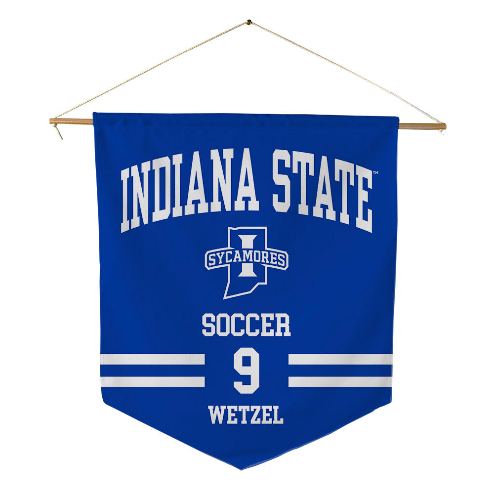 Indiana State - NCAA Women's Soccer : Peyton Wetzel - Pennant - 18" x 21"-0