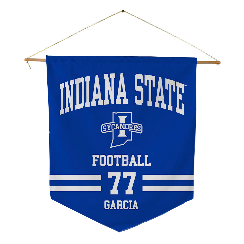 Indiana State - NCAA Football : Fernando Garcia - Pennant - 18" x 21"-0