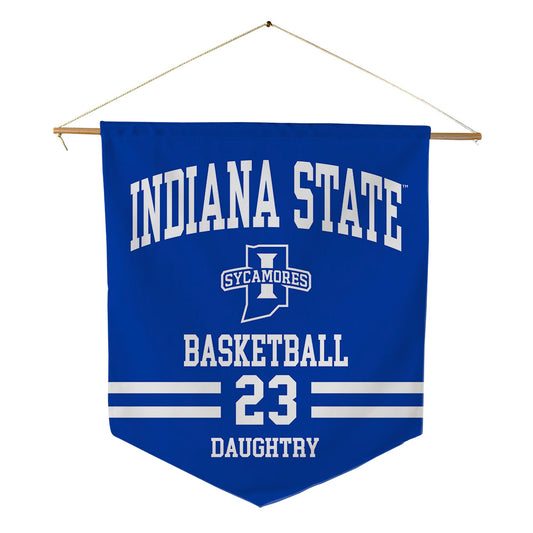 Indiana State - NCAA Men's Basketball : Jaden Daughtry - Pennant - 18" x 21"-0