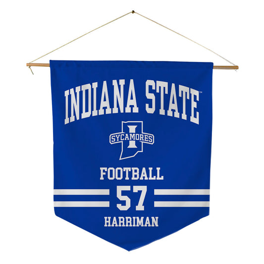 Indiana State - NCAA Football : Bryce Harriman - Pennant - 18" x 21"-0