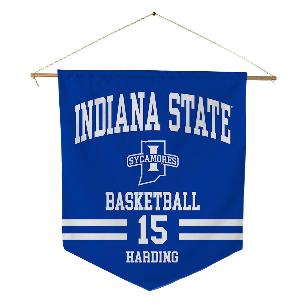 Indiana State - NCAA Men's Basketball : Markus Harding - Pennant - 18" x 21"-0