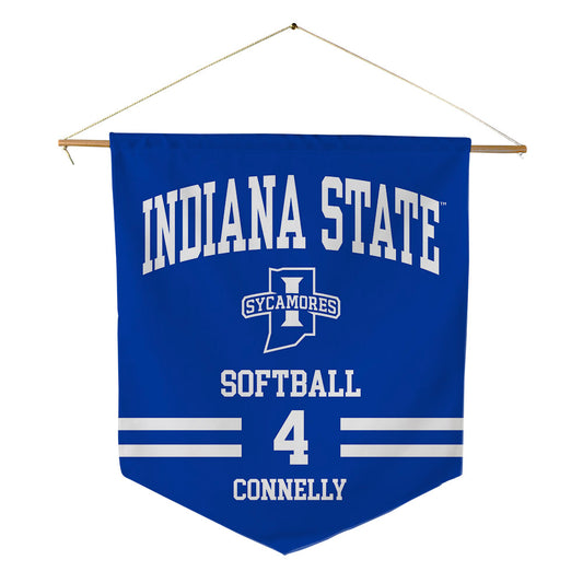 Indiana State - NCAA Softball : Claire Connelly - Pennant - 18" x 21"-0