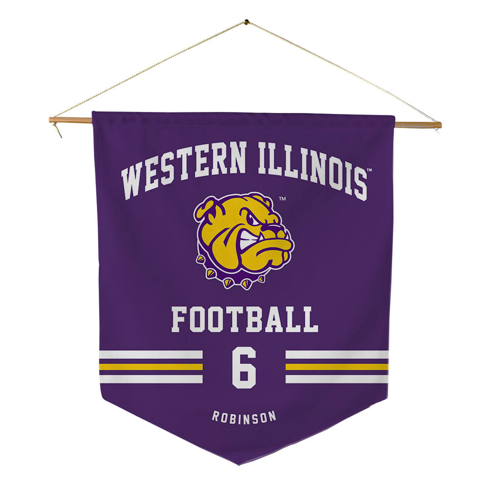 WIU - NCAA Football : Joshua Robinson - Pennant - 18" x 21"-0