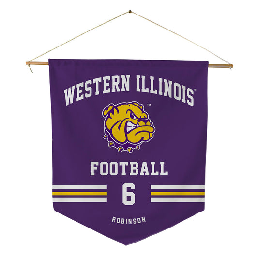 WIU - NCAA Football : Joshua Robinson - Pennant - 18" x 21"-0