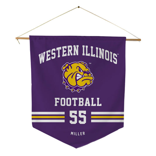 WIU - NCAA Football : Jace Miller - Pennant - 18" x 21"-0