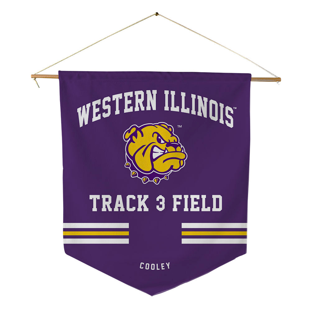 WIU - NCAA Men's Track & Field : Kenneth Cooley - Pennant - 18" x 21"-0