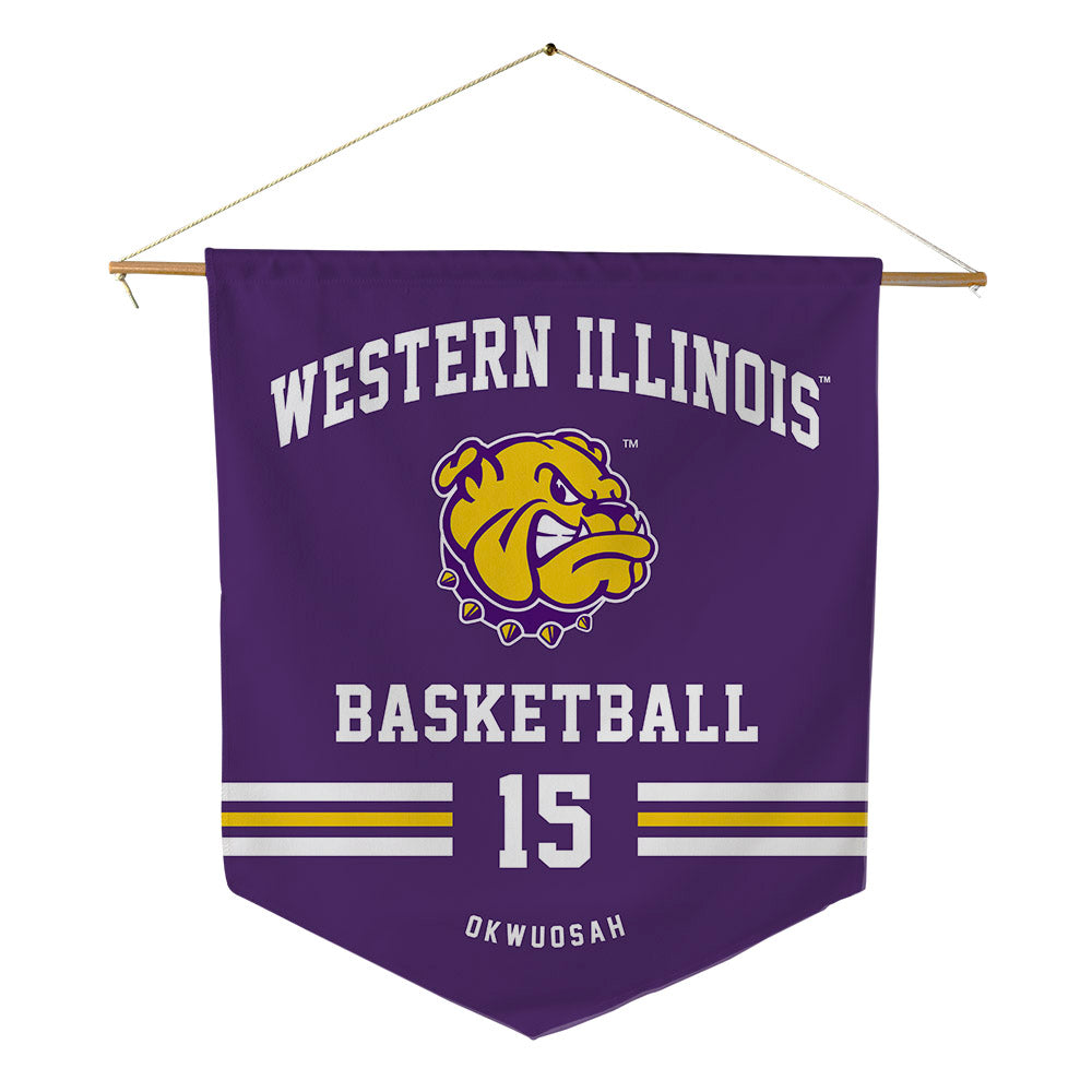 WIU - NCAA Men's Basketball : Francis Okwuosah - Pennant - 18" x 21"-0