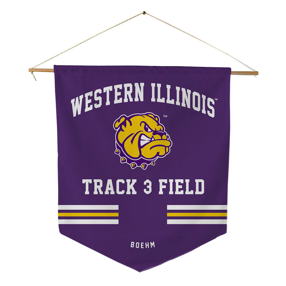 WIU - NCAA Women's Track & Field : Brooke Boehm - Pennant - 18" x 21"-0