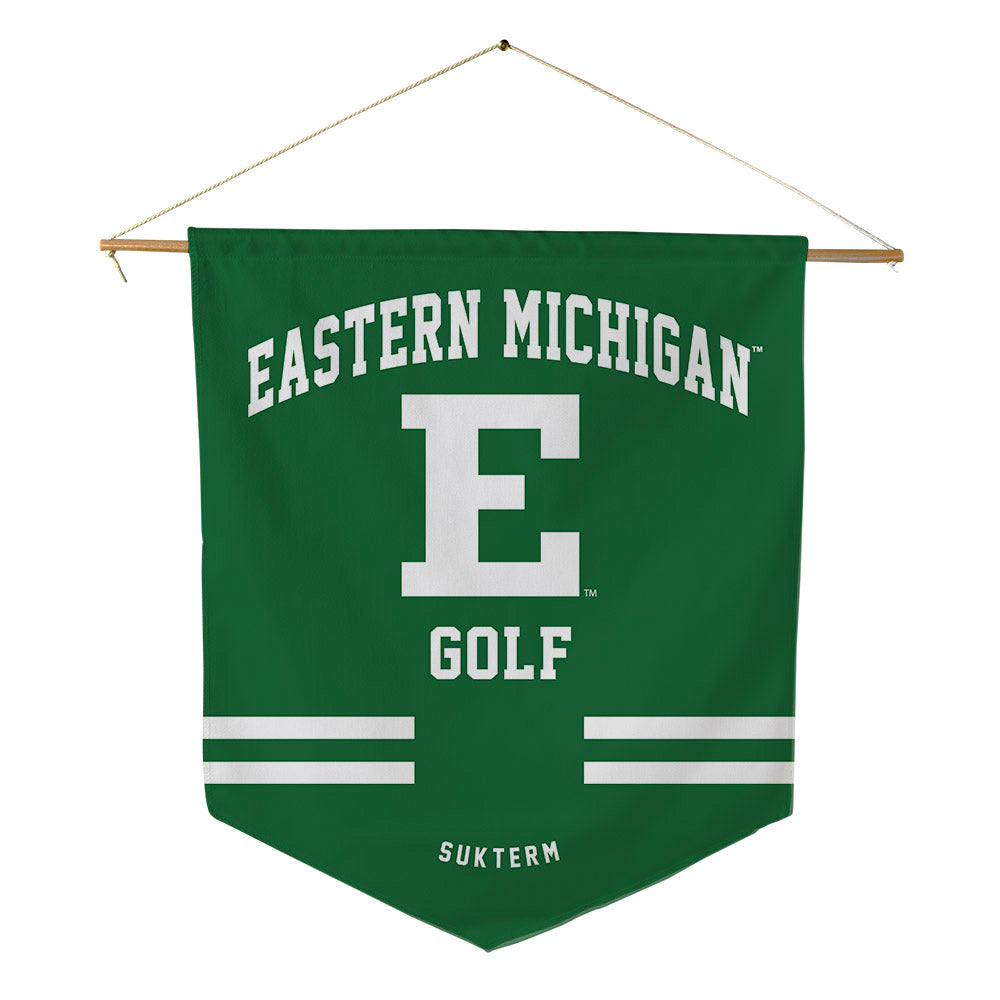 EMich - NCAA Women's Golf : Baiyok Sukterm - Pennant - 18" x 21"-0