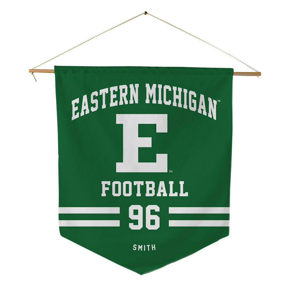 EMich - NCAA Football : Antoniyo Smith - Pennant - 18" x 21"-0